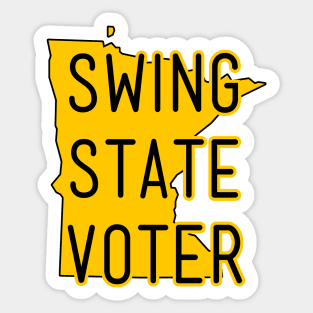 Swing State Voter - Minnesota Sticker